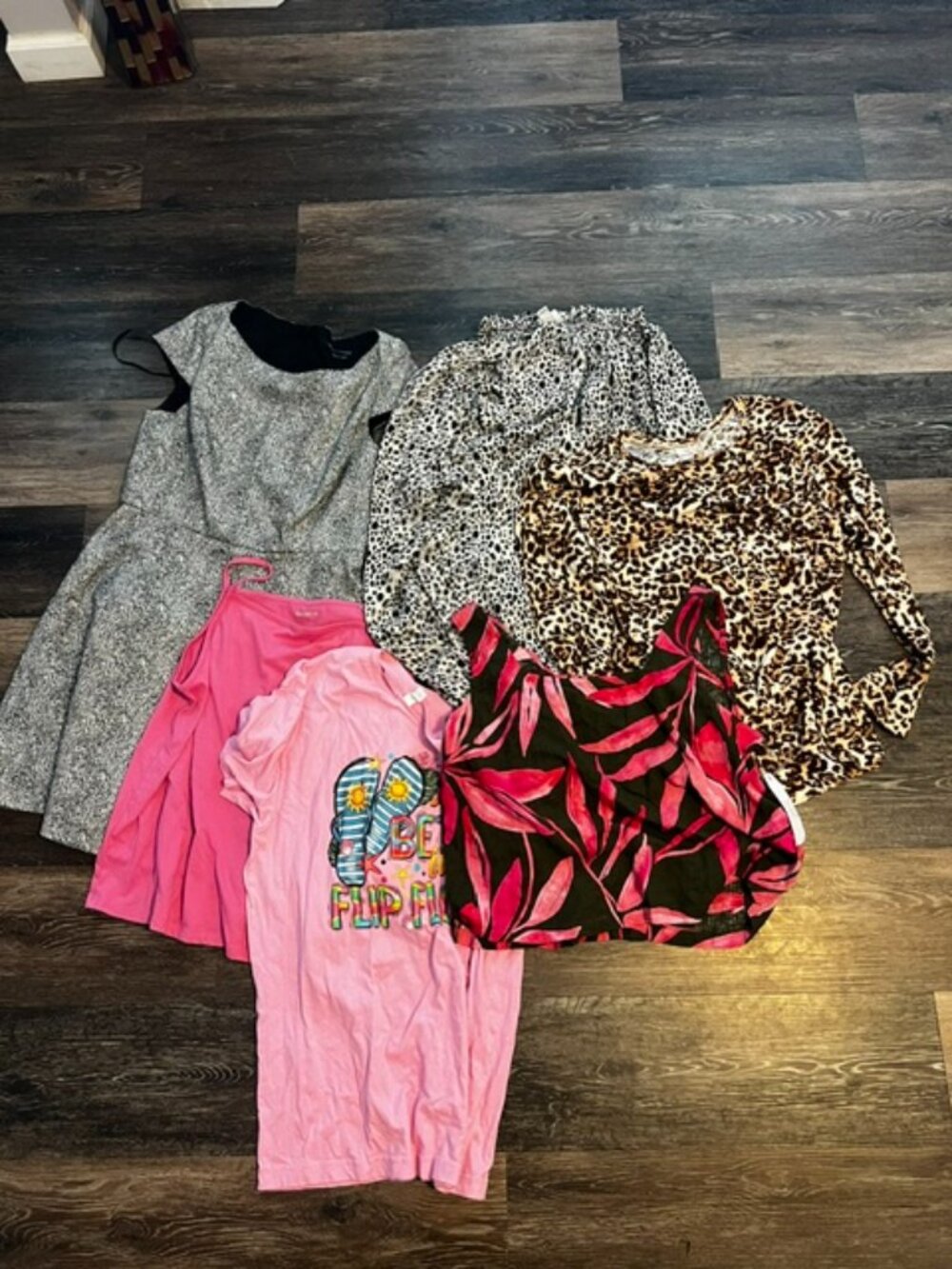 Women's Lot of 5 tops - 1 Dress, All Size L, Style & Co, Ex Con, Great Deal!